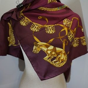 🚫SOLD🚫Hermes Paris 100% Silk Scarf Les Cavaliers